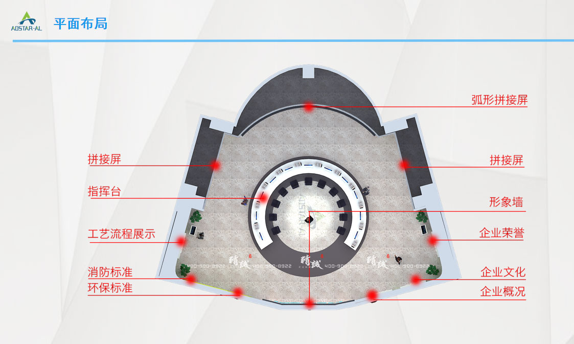 启明星铝业生产调度指挥中心展厅设计概念篇