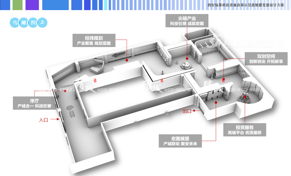 西安统筹91免费黄色下载资源改革示范基地展览馆设计介绍